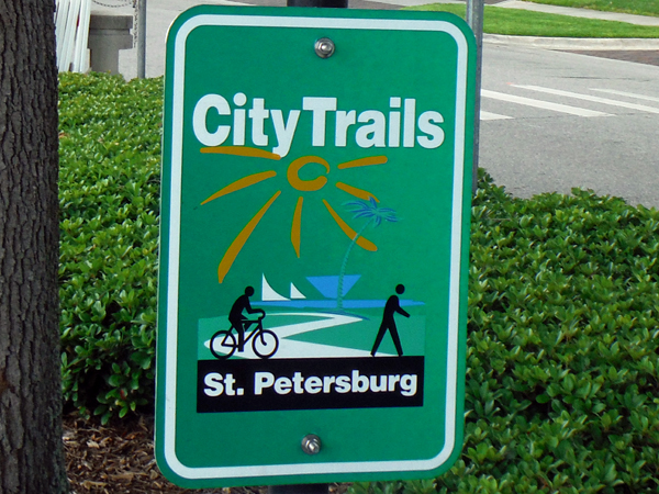 City Trails sign